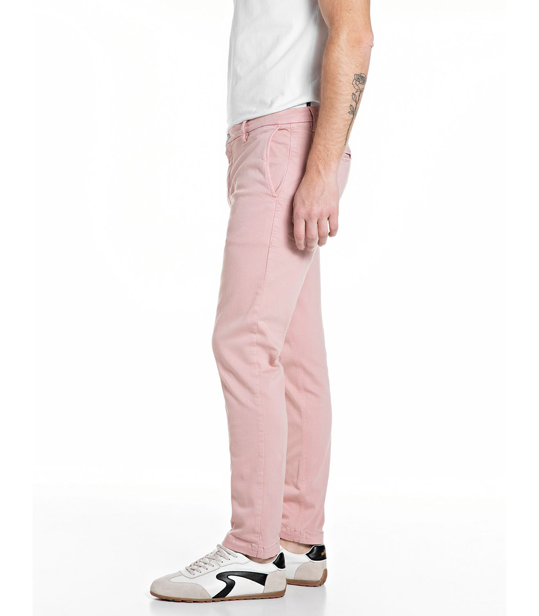 レギュラースリムBENNI Hyperflex Color チノパンツ 詳細画像 アンティークピンク 4